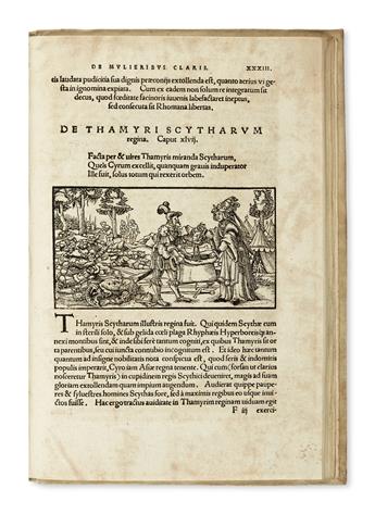 BOCCACCIO, GIOVANNI. De claris mulieribus.  1539
